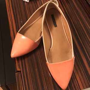 Orange shoes